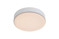 Lucide CERES-LED - Deckenleuchte Badezimmer - Ø 21,5 cm - LED Dim. - 1x30W 3000K - IP44 - Weiß AAN 1