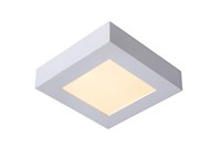 Lucide BRICE-LED - Lámpara de techo Baño - LED Regul. - 1x15W 3000K - IP44 - Blanco AAN 1