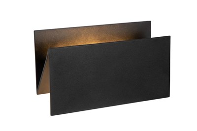 Lucide SWINDON - Lámpara de pared Dentro/Fuera - LED - 1x16W 2700K - IP54 - Negro