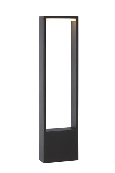 Lucide GOA - Sokkellamp Buiten - LED - 1x10W 3000K - IP54 - Antraciet