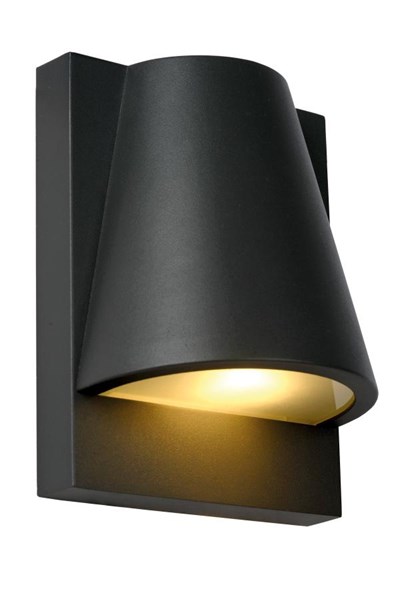 Lucide LIAM - Wandlamp Buiten - 1xGU10 - IP44 - Antraciet