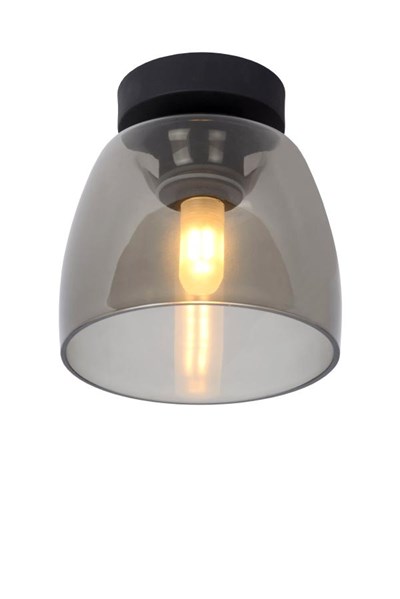 Lucide TYLER - Lámpara de techo Baño - Ø 16,1 cm - 1xG9 - IP44 - Negro