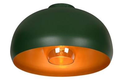 Lucide SHARAN - Lámpara de techo - Ø 38 cm - 1xE27 - Verde
