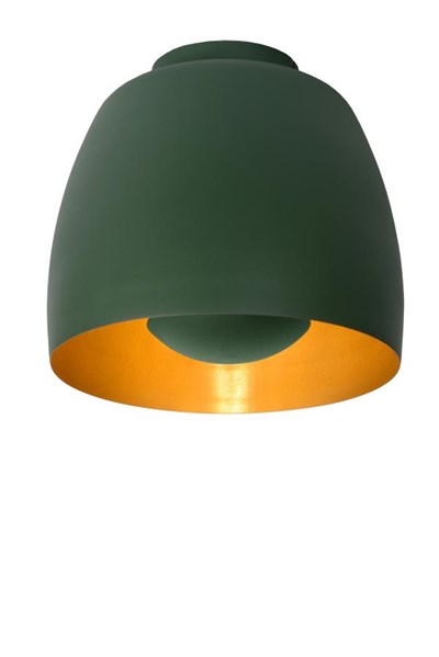 Lucide NOLAN - Flush ceiling light - Ø 24 cm - 1xE27 - Green