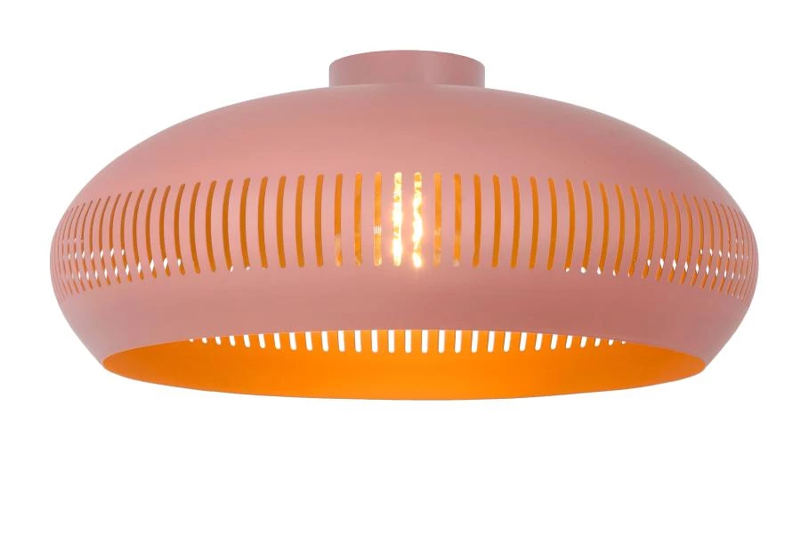 Lucide RAYCO - Flush ceiling light - Ø 45 cm - 1xE27 - Pink - on 6