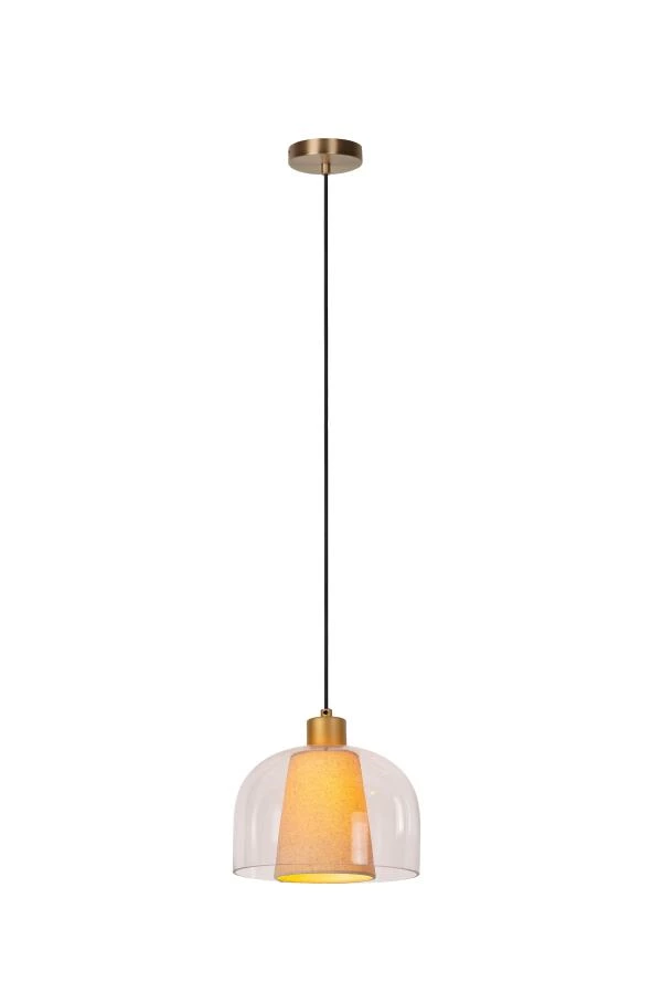 Lucide GUNHILD - Pendant light - Ø 24 cm - 1xE27 - Transparant - on