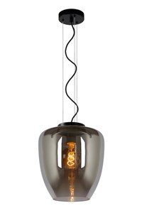 Lucide FLORIEN - Suspension - Ø 28 cm - 1xE27 - Fumé AAN 5