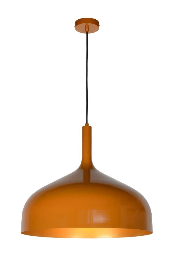 Lucide ROZALLA - Hanglamp - Ø 50 cm - 1xE27 - Okergeel - aan 4