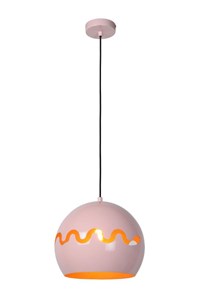 Lucide CORENTIN - Hanglamp Kinderkamer - Ø 28 cm - 1xE27 - Roze aan 6