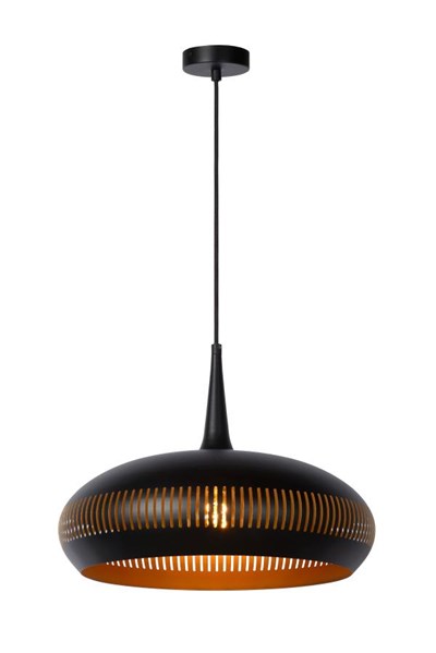 Lucide RAYCO - Pendant light - Ø 45 cm - 1xE27 - Black