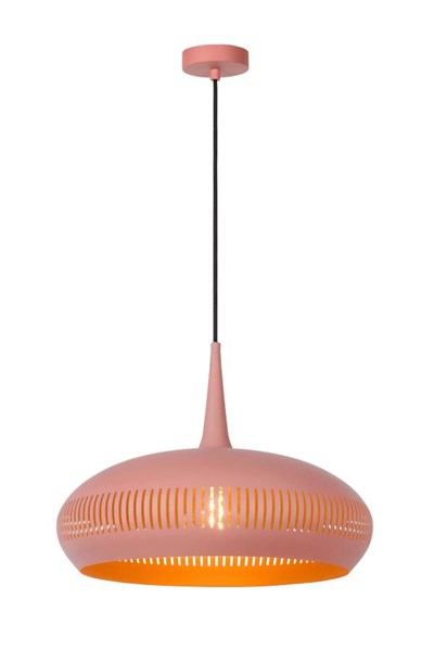 Lucide RAYCO - Pendant light - Ø 45 cm - 1xE27 - Pink