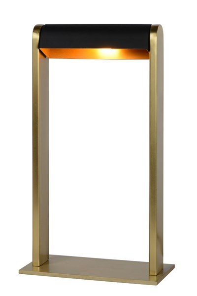 Lucide LORAS - Lámpara de mesa - 1xG9 - Oro mate / Latón