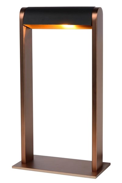 Lucide LORAS - Lampe de table Intérieur/Extérieur - 1xG9 - Café