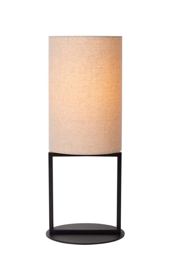 Lucide HERMAN - Lampe de table - Ø 20 cm - 1xE27 - Crème - AAN 8