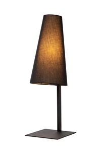 Lucide GREGORY - Lampe de table - 1xE27 - Noir AAN