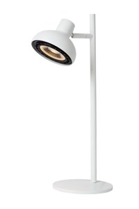 Lucide SENSAS - Table lamp - Ø 18 cm - 1xES111 - White on 1