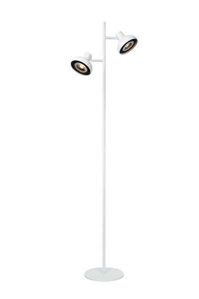 Lucide SENSAS - Floor lamp - 2xES111 - White