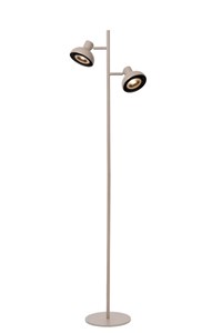 Lucide SENSAS - Floor lamp - 2xGU10 (ES111) - Cream on 8