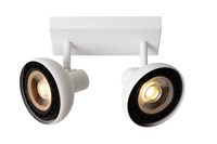 Lucide SENSAS - Ceiling spotlight - 2xGU10 (ES111) - White on 1