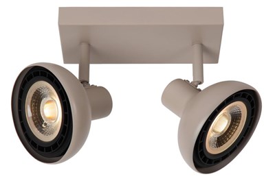 Lucide SENSAS - Ceiling spotlight - 2xGU10 (ES111) - Cream