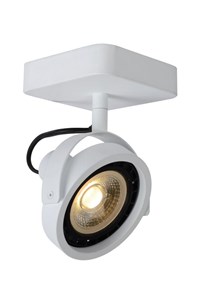 Lucide TALA LED - Ceiling spotlight - LED Dim to warm - GU10 (ES111) - 1x12W 2200K/3000K - White on 1