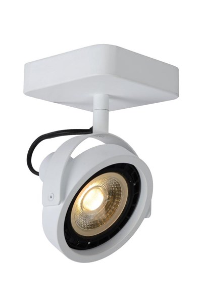 Lucide TALA LED - Foco de techo - LED Dim to warm - GU10 - 1x12W 2200K/3000K - Blanco