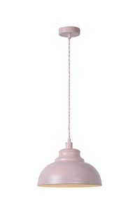 Lucide ISLA - Hanglamp - Ø 29 cm - 1xE14 - Roze aan 6