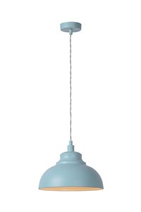 Lucide ISLA - Hanglamp - Ø 29 cm - 1xE14 - Pastel blauw aan 8