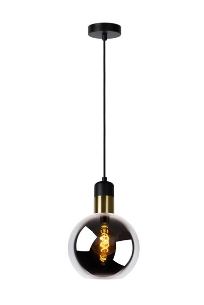 Lucide JULIUS - Suspension - Ø 20 cm - 1xE27 - Fumé