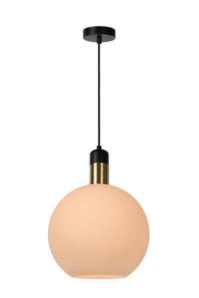 Lucide JULIUS - Pendant light - Ø 28 cm - 1xE27 - Opal