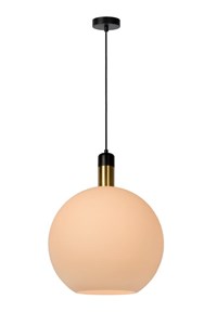 Lucide JULIUS - Pendant light - Ø 40 cm - 1xE27 - Opal on 1