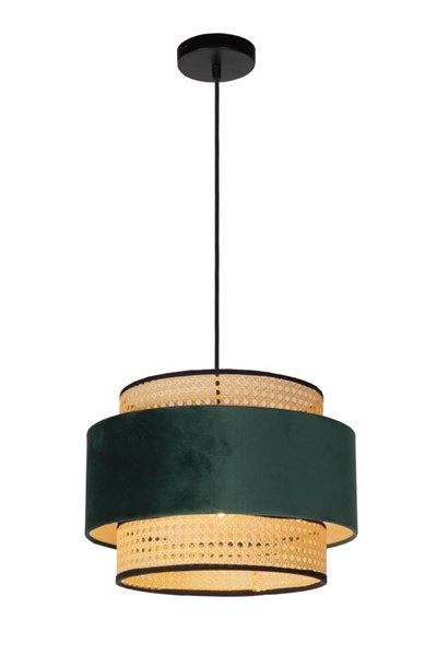 Lucide JAVOR - Hanglamp - Ø 38 cm - 1xE27 - Groen