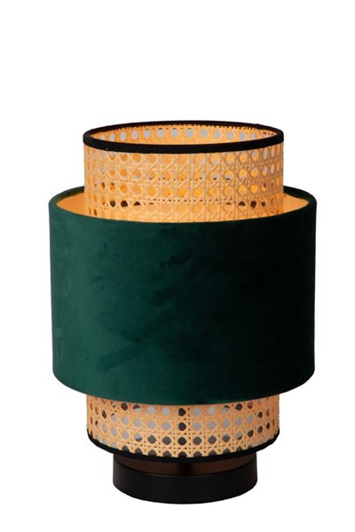 Lucide JAVOR - Lámpara de mesa - Ø 23 cm - 1xE27 - Verde