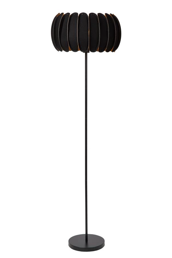 Lucide SPENCER - Floor lamp - Ø 40 cm - 1xE27 - Black - on