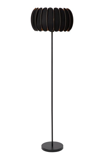 Lucide SPENCER - Floor lamp - Ø 40 cm - 1xE27 - Black