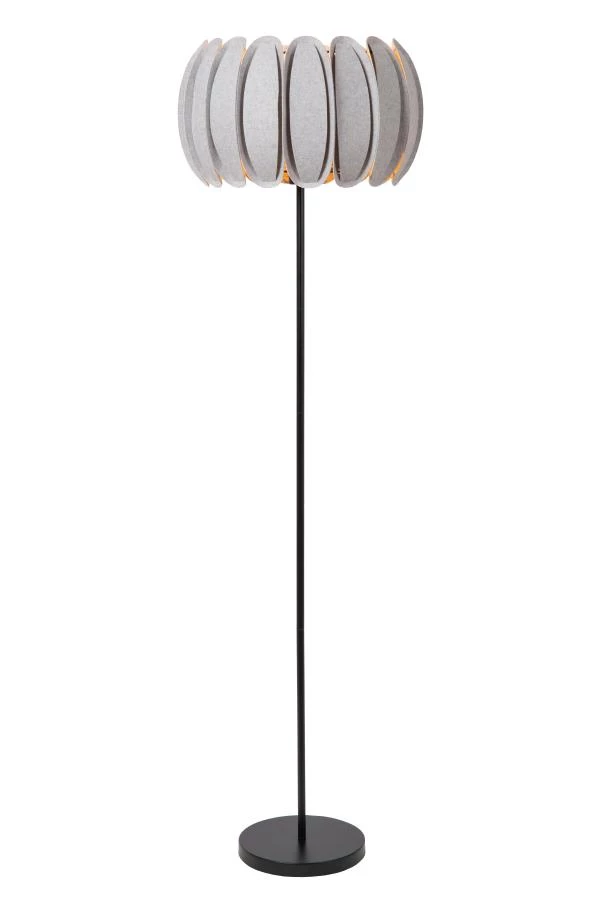 Lucide SPENCER - Floor lamp - Ø 40 cm - 1xE27 - Grey - on 6