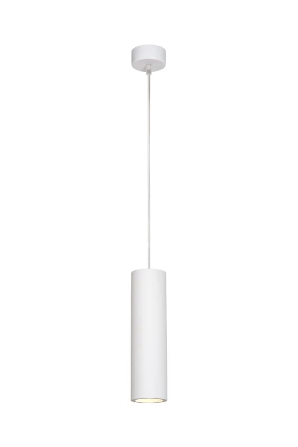 Lucide GIPSY - Lámpara colgante - Ø 7 cm - 1xGU10 - Blanco - AAN 1