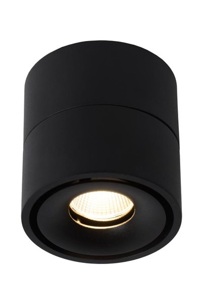 Lucide YUMIKO - Spot plafond - Ø 7,8 cm - LED Dim. - 1x8W 2700K - Noir