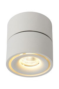 Lucide YUMIKO - Plafondspot - Ø 7,8 cm - LED Dimb. - 1x8W 2700K - Wit aan 1