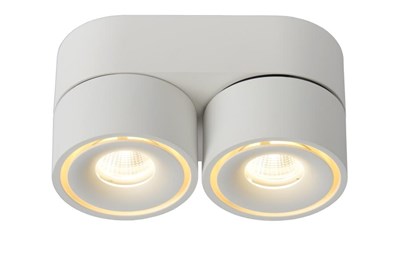 Lucide YUMIKO - Ceiling spotlight - Ø 7,8 cm - LED Dim. - 2x8W 2700K - White