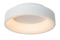 Lucide MIRAGE - Flush ceiling light - Ø 38 cm - LED Dim. - 1x22W 2700K - White on 1