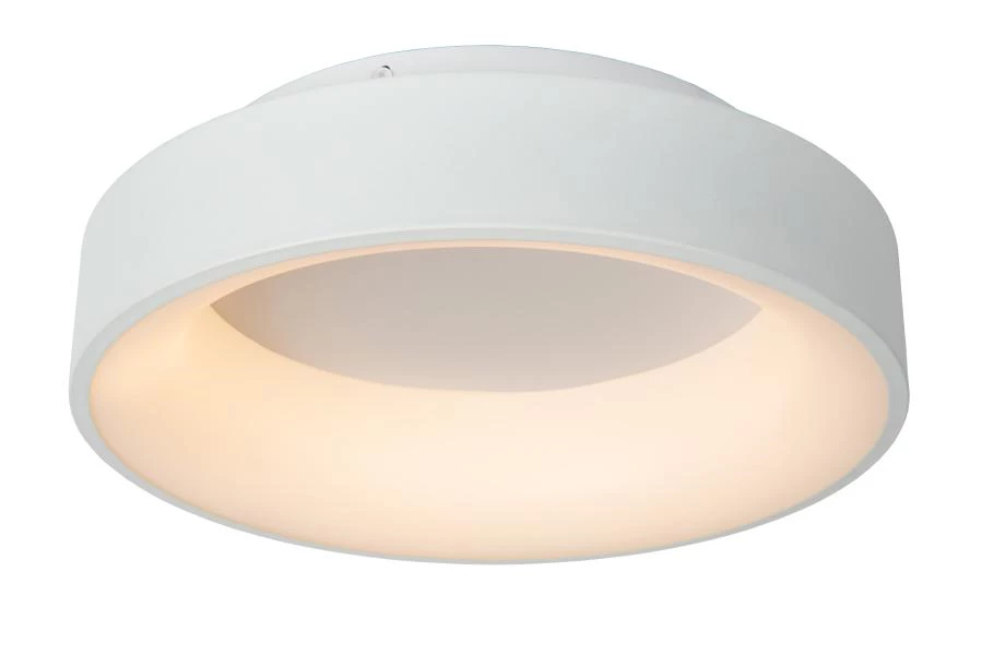 Lucide MIRAGE - Lámpara de techo - Ø 38 cm - LED Regul. - 1x22W 2700K - Blanco - AAN 1