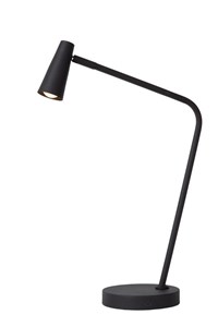 Lucide STIRLING - Rechargeable Table lamp - Battery pack/batteries - LED Dim. - 1x3W 2700K - 3 StepDim - Black on