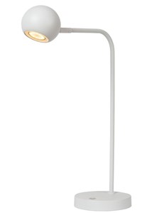 Lucide COMET - Rechargeable Table lamp - Battery pack/batteries - LED Dim. - 1x3W 2700K - 3 StepDim - White on 1