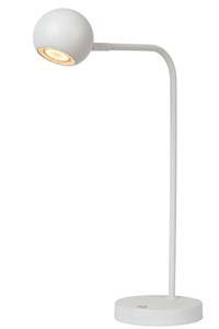 Lucide COMET - Rechargeable Table lamp - Battery - LED Dim. - 1x3W 2700K - 3 StepDim - White on 1