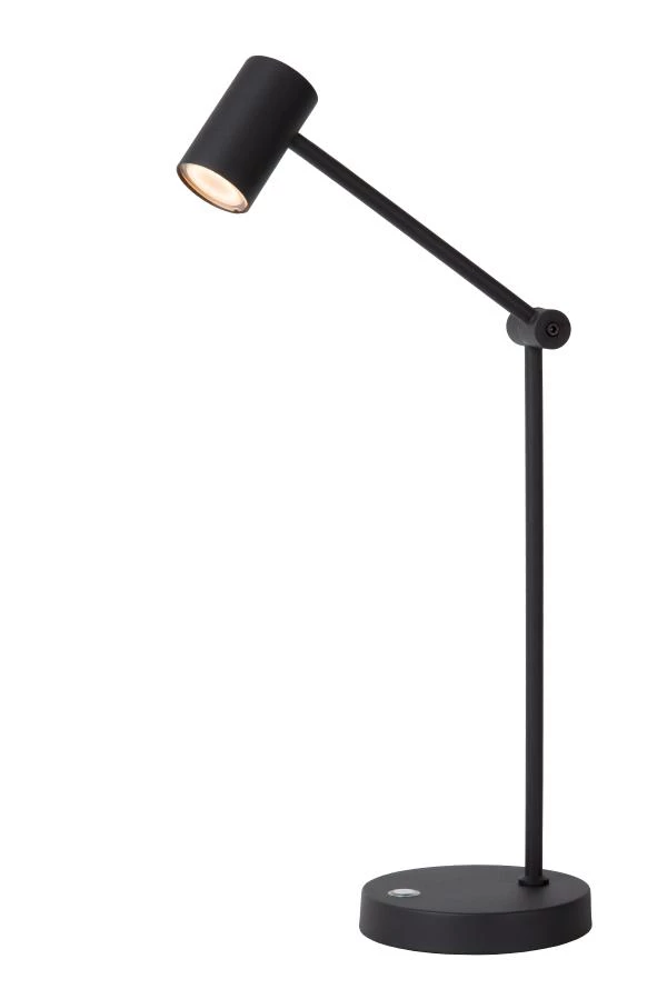 Lucide TIPIK - Lampe de table Rechargeable - Batterie/Piles - LED Dim. - 1x3W 2700K - 3 StepDim - Noir - AAN