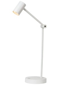 Lucide TIPIK - Lámpara de mesa Recargable - Batería/acumulador - LED Regul. - 1x3W 2700K - 3 StepDim - Blanco AAN 1