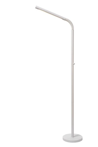 Lucide GILLY - Rechargeable Floor reading lamp - Battery - LED Dim. - 1x3W 2700K - White