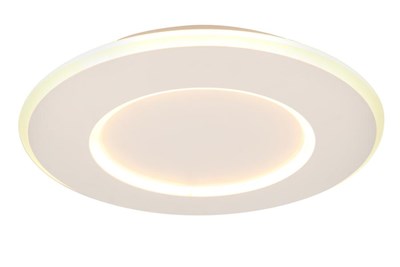 Lucide AXELLE - Lámpara de techo - Ø 39,6 cm - LED Regul. - 1x24W 2700K - 3 StepDim - Blanco