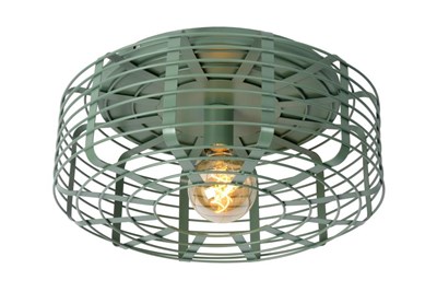 Lucide MELOPEE - Flush ceiling light - Ø 45 cm - 1xE27 - Turquoise